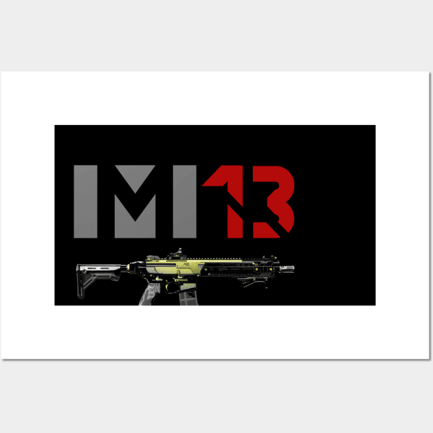 Assault Rifle M13 Wall Art by Aim For The Face